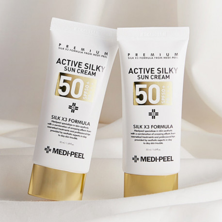MEDI-PEEL Active Silky Sun Cream SPF50+PA+++