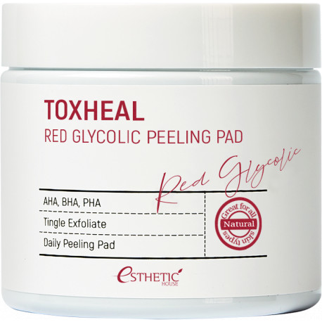 ESTHETIC HOUSE Toxheal Red Glyucolic Peeling Pad