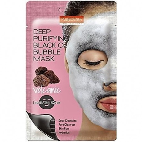 3W Deep Purifying Black 02 Bubble Mask