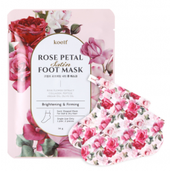 Koelf Rose Petal Satin Foot Mask