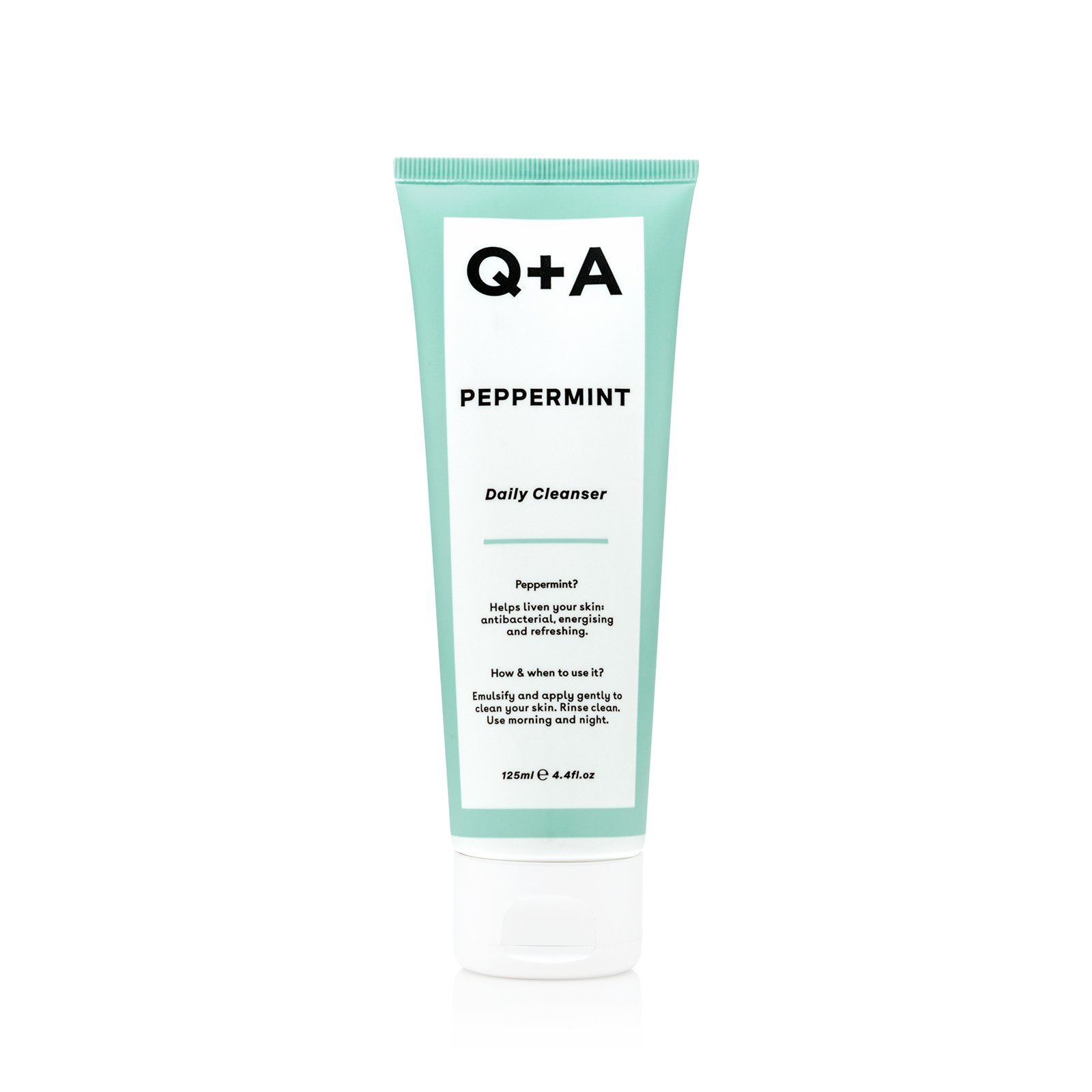 Очищающий гель для лица Q+A Peppermint Daily Cleanser 125 мл, Q+A