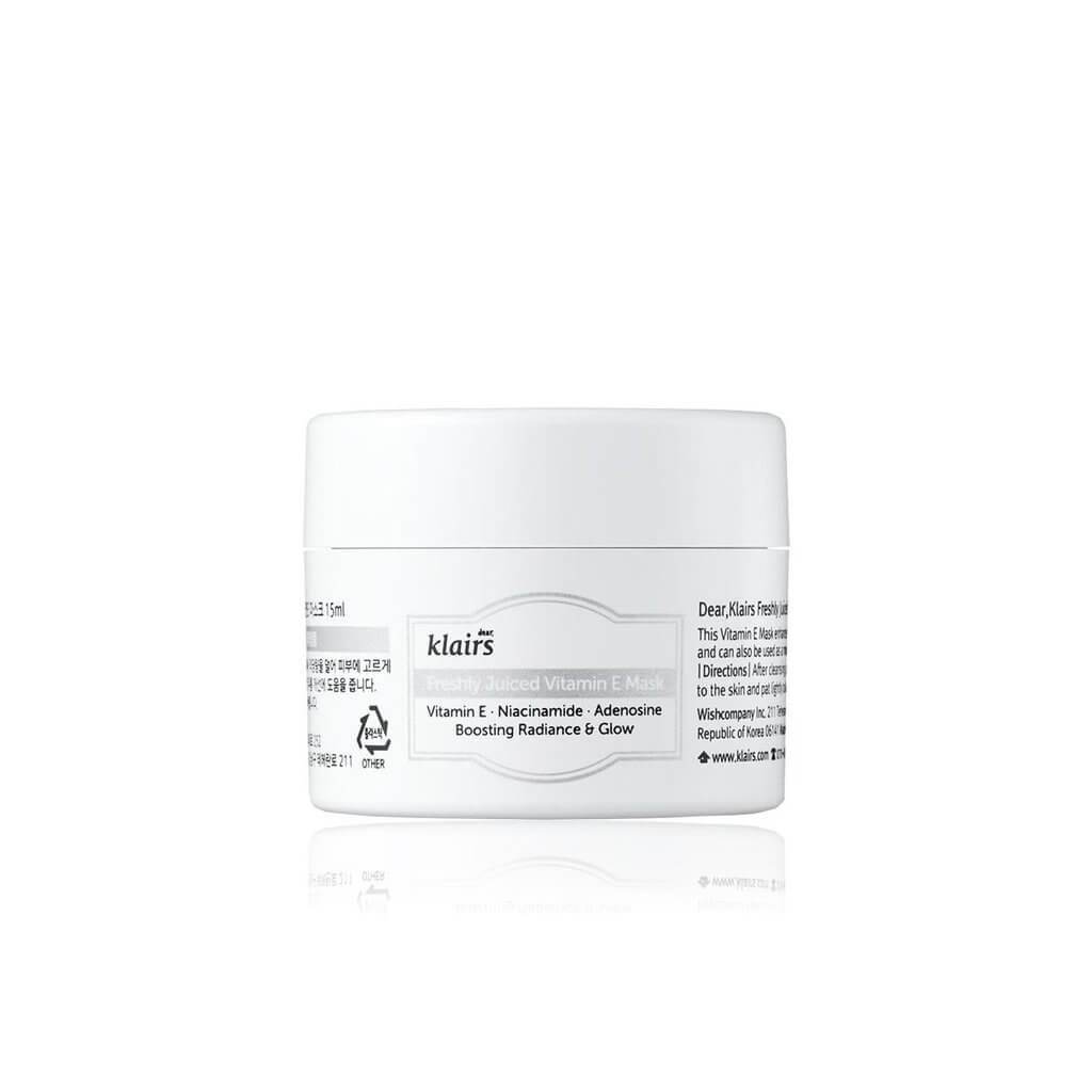 Витаминная маска для сияния кожи Dear, Klairs Freshly Juiced Vitamin E Mask 15 ml.