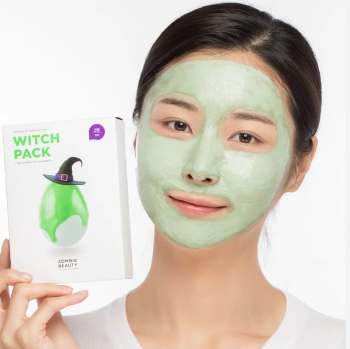 Кремово-грязевая маска с зеленым чаем Skin1004 Zombie Beauty Witch Pack, 8 шт *15 г